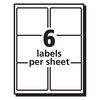 Avery Matte Clear Easy Peel Mailing Labels, Laser Printers, 3.33 x 4, PK60 15664